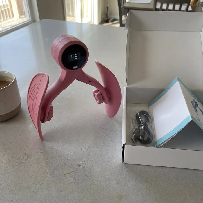 Customer using the Sculptor Pro on a yoga mat